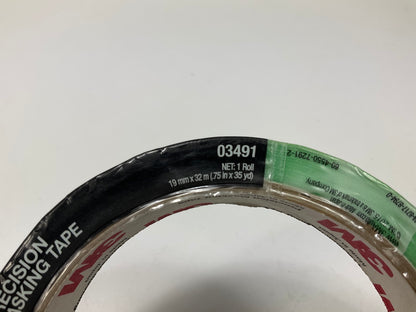 (6) 3M 03491 Precision Masking Tape 0.75 In X 35 Yd