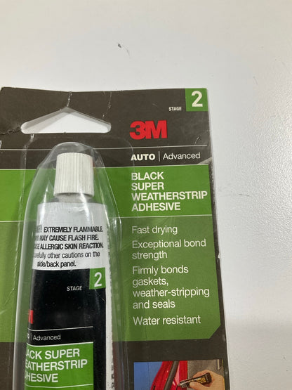 3M 03602 Black Super Weatherstrip Adhesive 1 FL Oz Tube