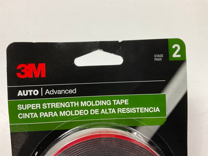 3M 03614 ROLL Of Super Strength Molding Moulding Adhesive Tape - 1/2'' X 15 FEET