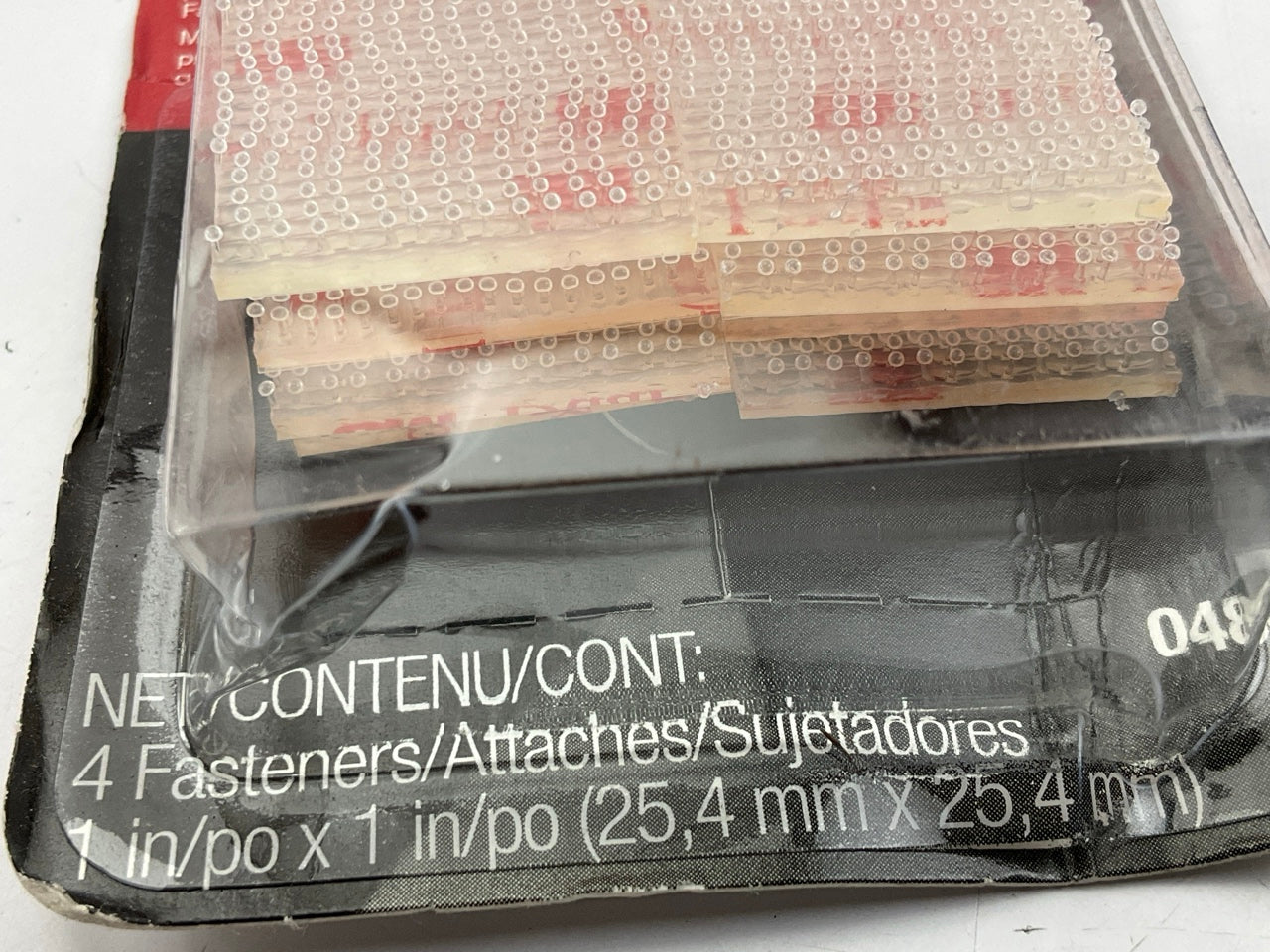 4 Pack - 3M 04862 Auto Multi-Purpose Reclosable Fasteners 1'' X 1''