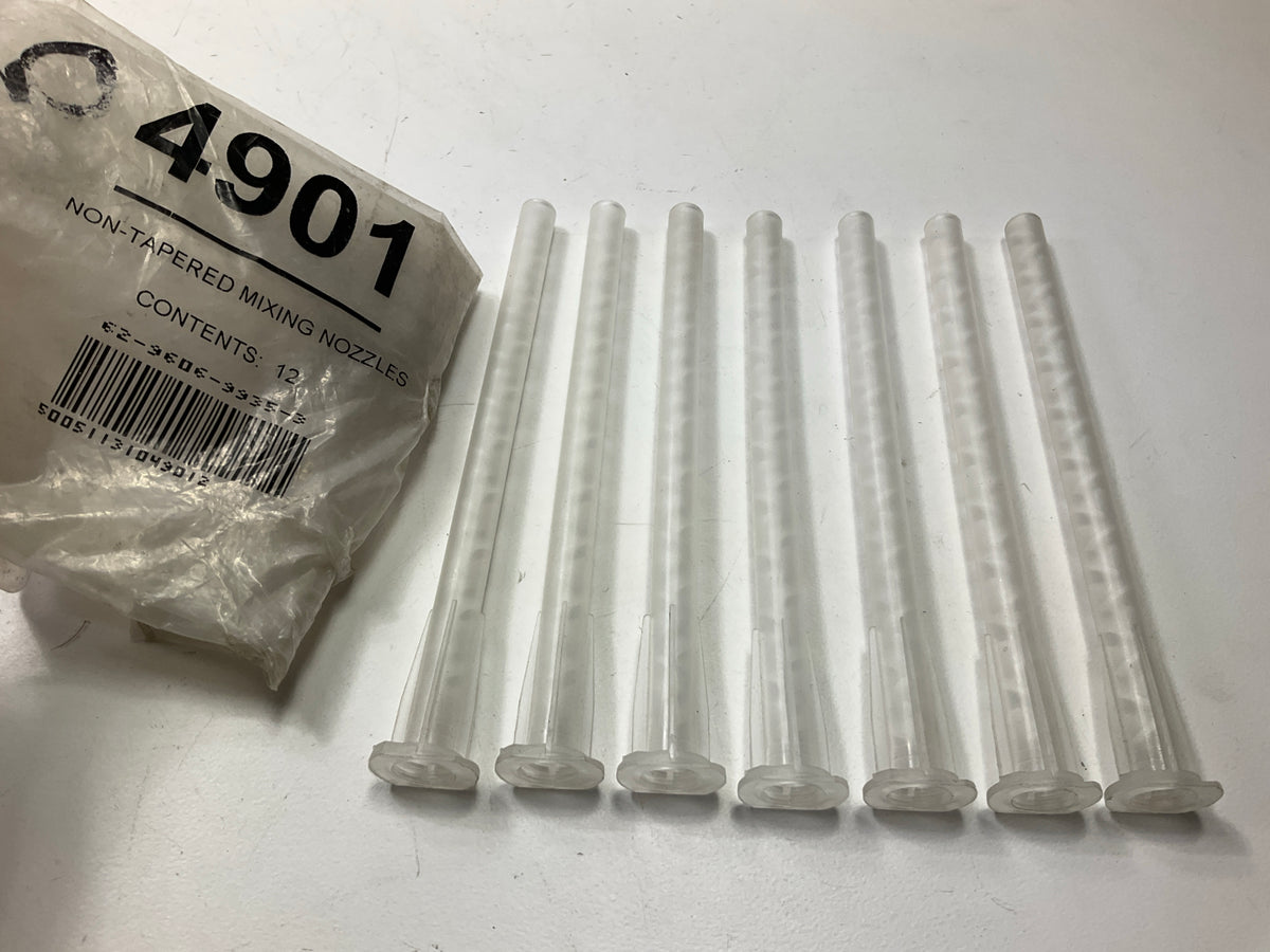 Pack Of 7 Pcs - 3M 4901 Duramix Blunt End Non-Tapered Mixing Nozzles 04901