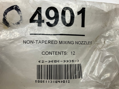 Pack Of 7 Pcs - 3M 4901 Duramix Blunt End Non-Tapered Mixing Nozzles 04901
