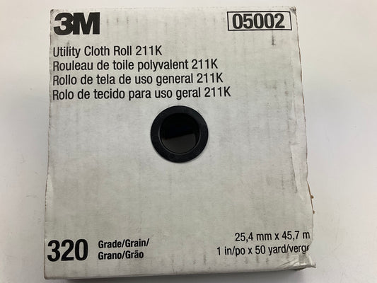 3M 05002 Utility Sanding Cloth Roll 320 Grit Abrasive (1 In. X 50 Yd.)