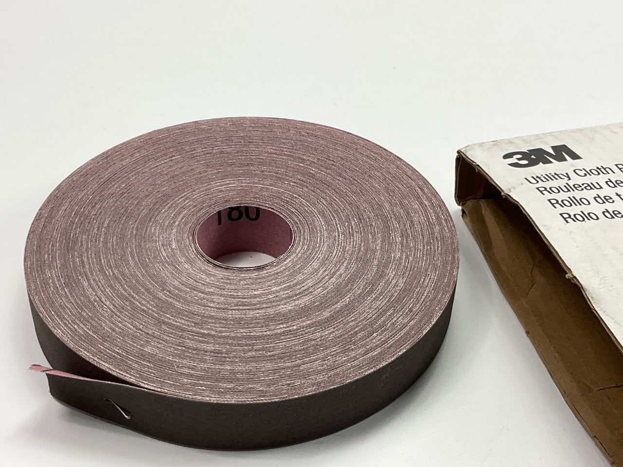 3m 05006 Abrasive Cloth Utility Roll 1 In. X 50 Yd. 180J - J-weight 180 Grit