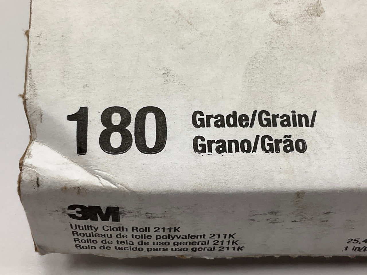 3m 05006 Abrasive Cloth Utility Roll 1 In. X 50 Yd. 180J - J-weight 180 Grit