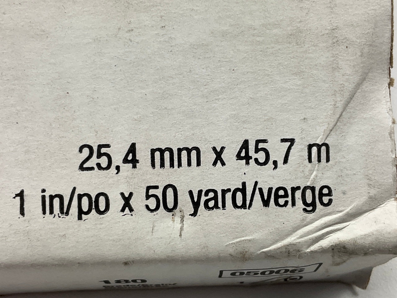 3m 05006 Abrasive Cloth Utility Roll 1 In. X 50 Yd. 180J - J-weight 180 Grit