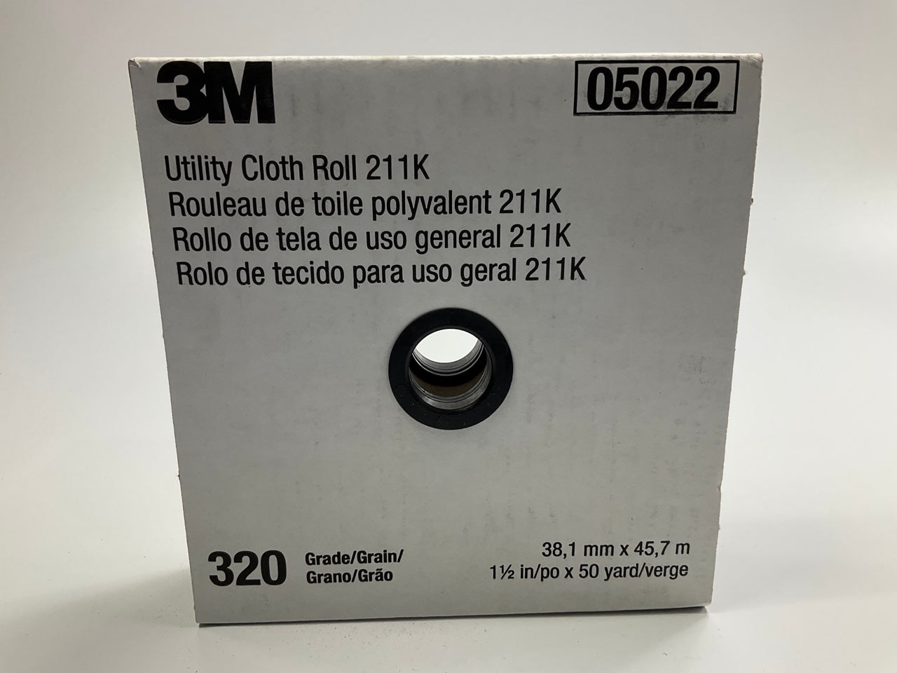 3M 05022 Emery Utility Cloth Sanding Roll 1-1/2'' X50 Yard, 320 Grit