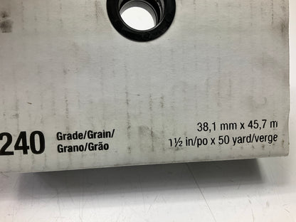 3M 05024 Utility Cloth Abrasive Roll 211K 240 Grit, J-weight, 1-1/2'' X 50 Yard