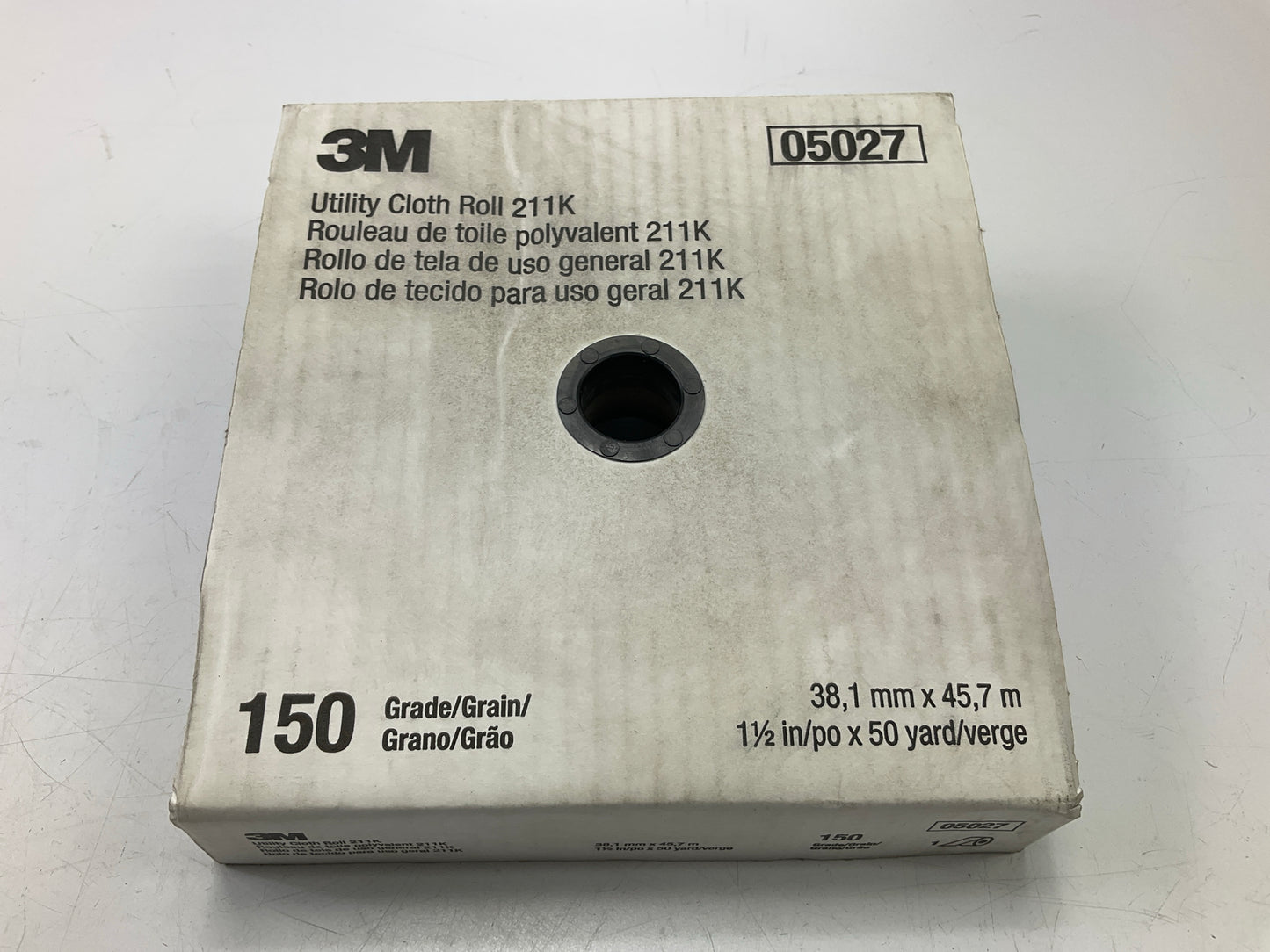 3M 05027 1-1/2 Inch X 50 Yard 150 Grit Utility Cloth Sanding Roll