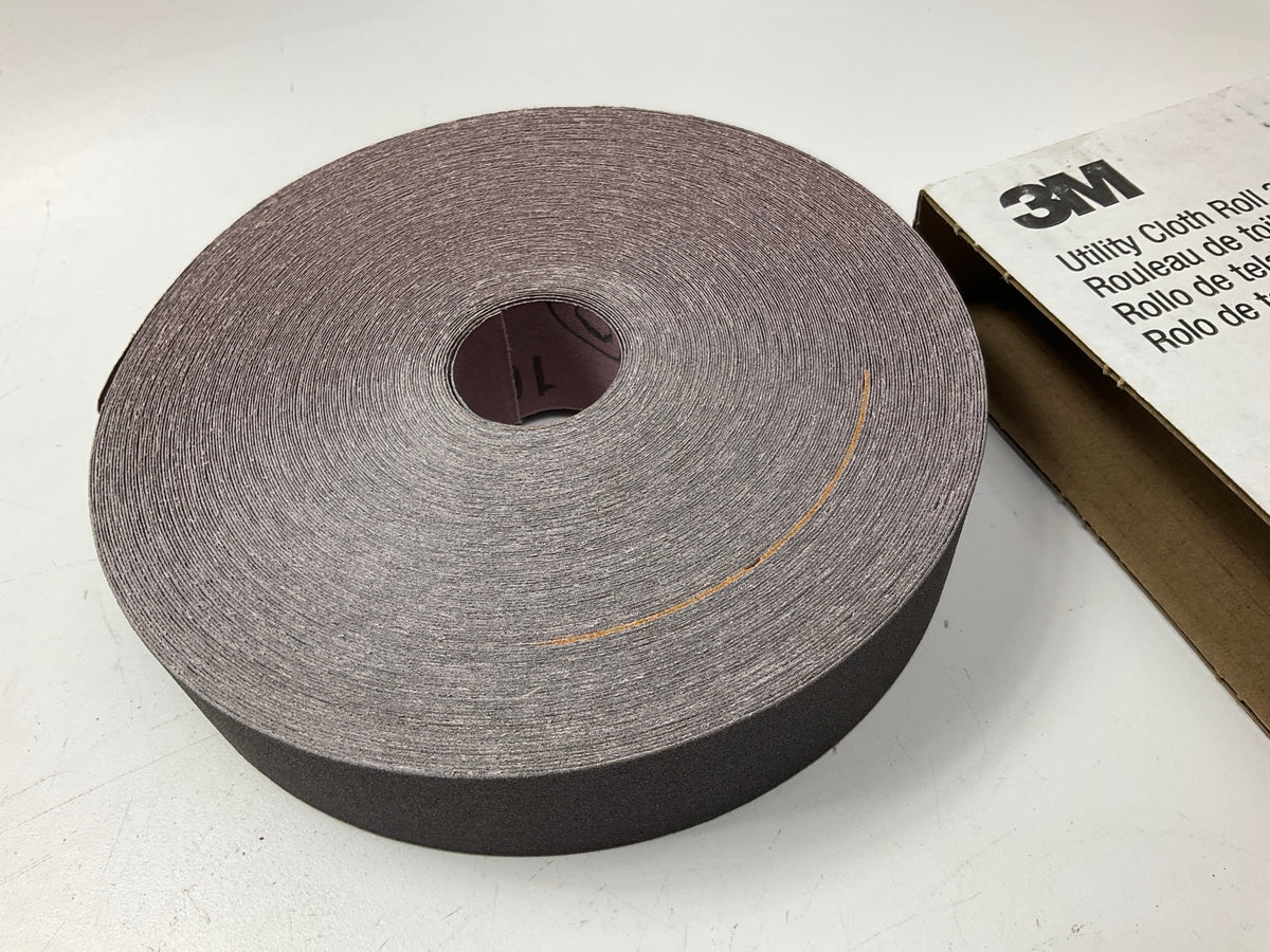 3M 05029 211K Coated Aluminum Oxide Utility Cloth Roll, J Weight, 1-1/2''x50 Yd
