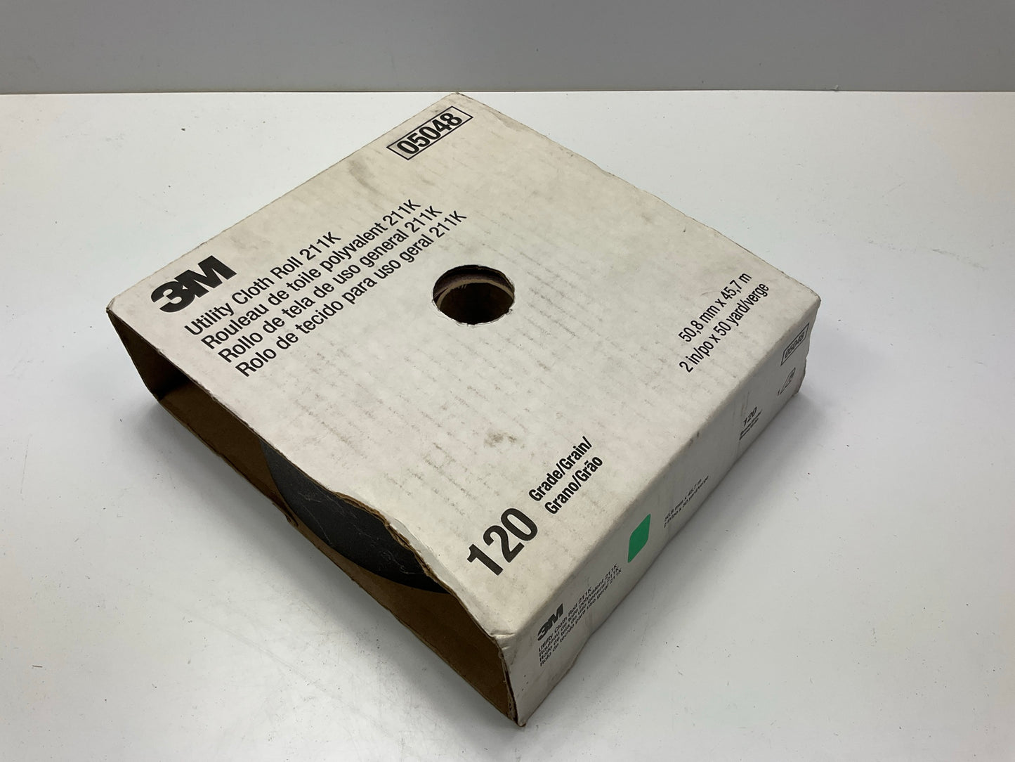 3M 05048 Utility Sanding Cloth Roll 211K 2'' X 50 Yard, 120 Grade (120 Grit)