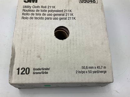 3M 05048 Utility Sanding Cloth Roll 211K 2'' X 50 Yard, 120 Grade (120 Grit)