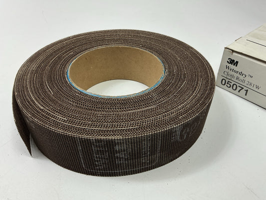 3M 05071 Wetordry 281W Sanding Cloth Roll - 1-1/2 In X 25 Yd, 180 Grit