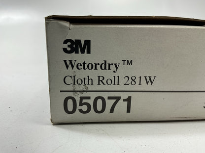 3M 05071 Wetordry 281W Sanding Cloth Roll - 1-1/2 In X 25 Yd, 180 Grit
