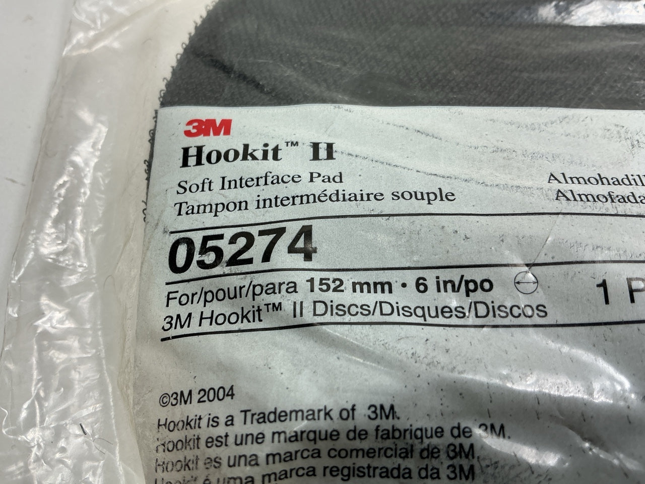 3M 05274 Hookit II Soft Interface Pad 6'' Diameter