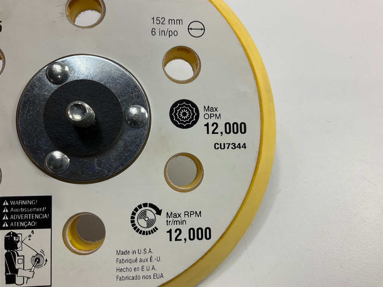 3M 05365 Hookit II Clean Sanding Dust Free Disc Pad, 6'' Diameter