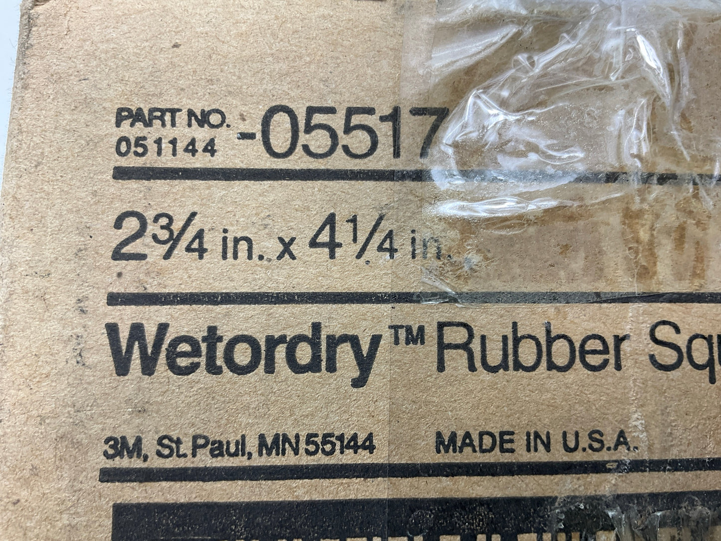 LOT OF 50 - 3M 05517 Wetordry Rubber Squeegee Tool 2-3/4 Inches X 4-1/4