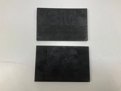 (5) 3M 05517 Wetordry Rubber Squeegee Tool 2-3/4 Inches X 4-1/4 Inches
