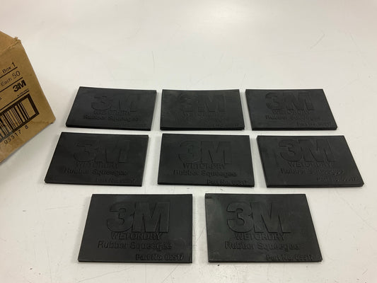 (8) 3M 05517 Wetordry Rubber Squeegee Tool 2-3/4 Inches X 4-1/4 Inches