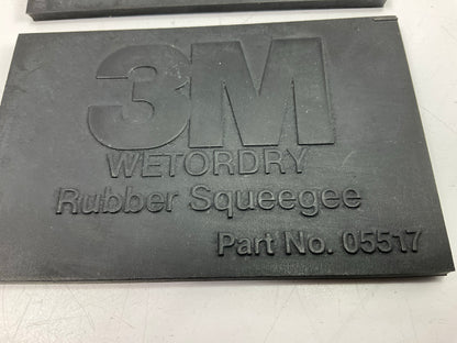 (8) 3M 05517 Wetordry Rubber Squeegee Tool 2-3/4 Inches X 4-1/4 Inches