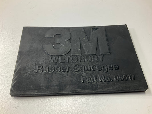 3M 05517 Wetordry Rubber Squeegee Tool 2-3/4 Inches X 4-1/4 Inches, Single