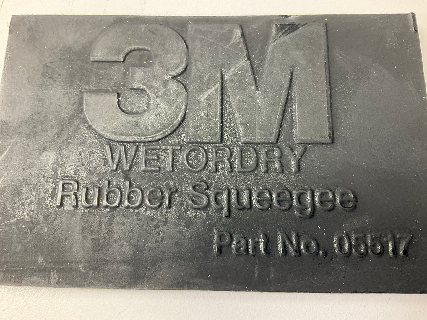 3M 05517 Wetordry Rubber Squeegee Tool 2-3/4 Inches X 4-1/4 Inches, Single
