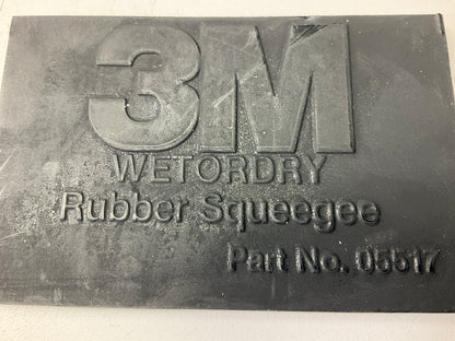 3M 05517 Wetordry Rubber Squeegee Tool 2-3/4 Inches X 4-1/4 Inches, Single
