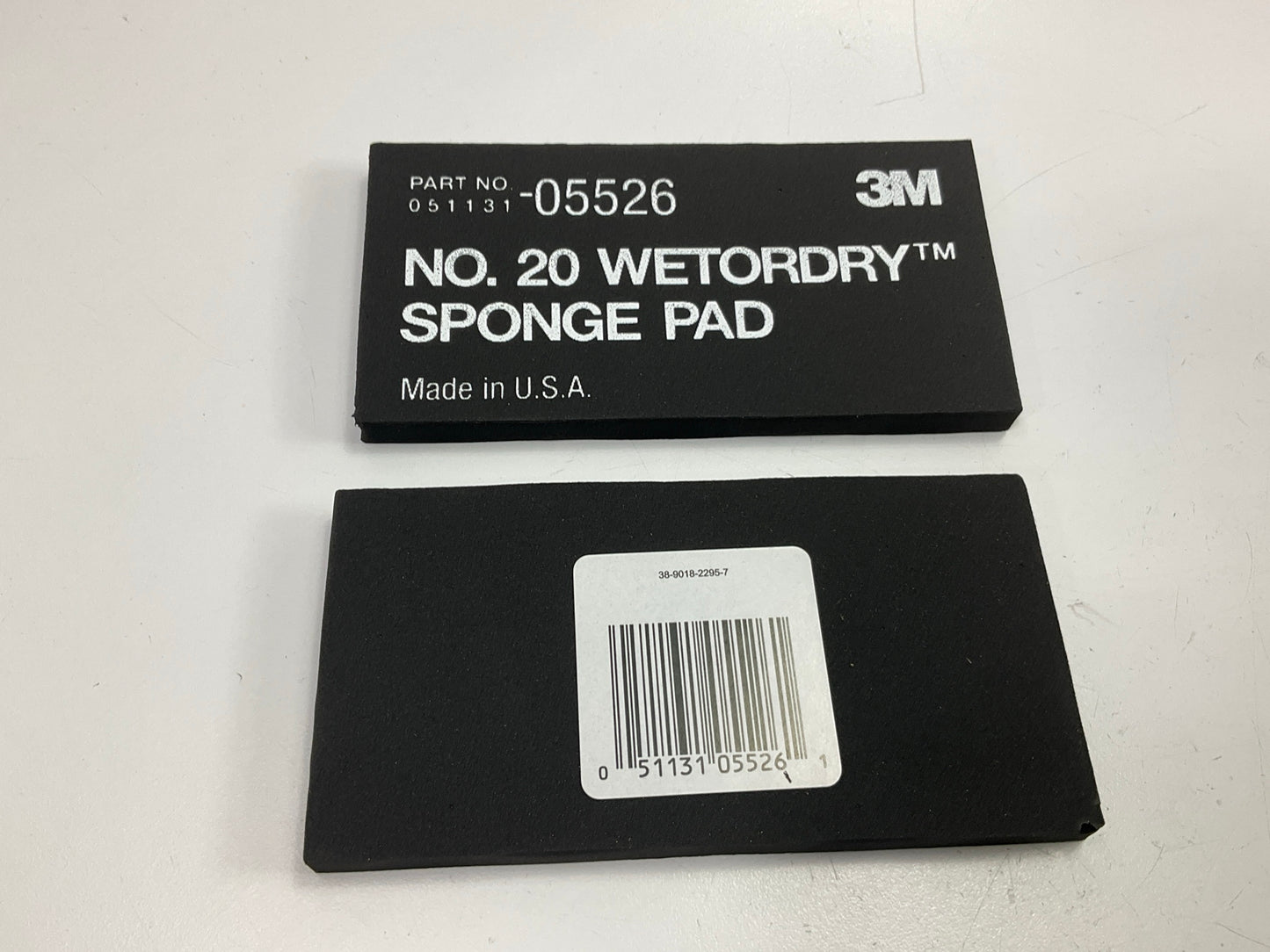 3M 05526 Wetordry Sponge Auto Body Hand Sanding Pad  5-1/2'' X 2-3/4'' (5/Pack)