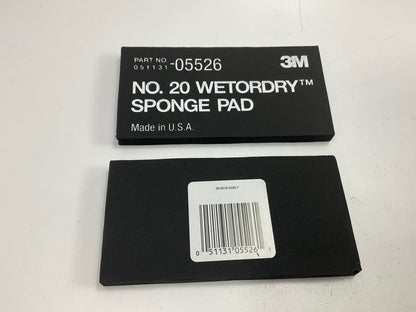 3M 05526 Wetordry Sponge Auto Body Hand Sanding Pad  5-1/2'' X 2-3/4'' (5/Pack)