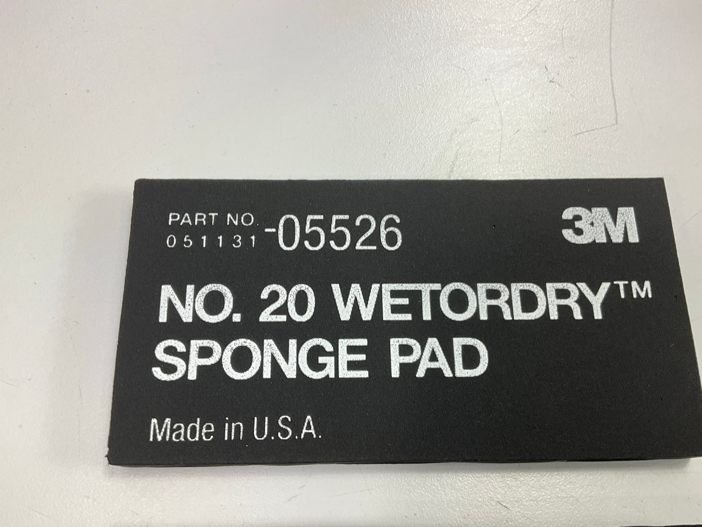 3M 05526 Wetordry Sponge Auto Body Hand Sanding Pad  5-1/2'' X 2-3/4'' (5/Pack)