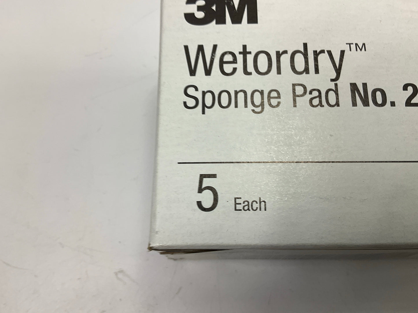 3M 05526 Wetordry Sponge Auto Body Hand Sanding Pad  5-1/2'' X 2-3/4'' (5/Pack)