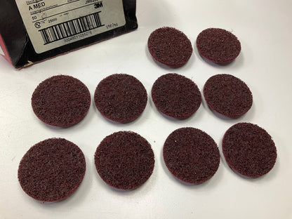 10 Discs - 3M 05527 Scotch-Brite Roloc Surface Prep Disc 2'' Diameter TR MED Grit