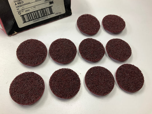 10 Discs - 3M 05527 Scotch-Brite Roloc Surface Prep Disc 2'' Diameter TR MED Grit
