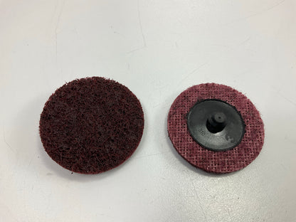 3M 05527 Scotch-Brite Roloc Surface Prep Disc 2'' Diameter TR MED Grit - 49 Discs