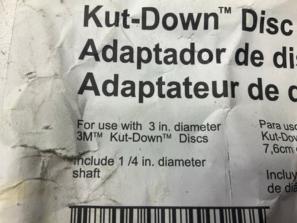3M 05533 Kut-Down Disc Adaptor, 3 Inch, Adapter