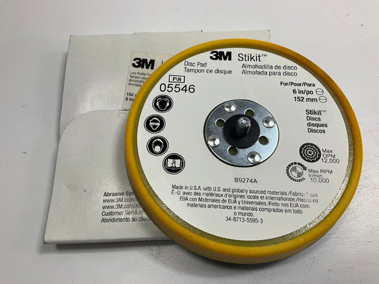3M 05546 Stikit Low Profile 6'' Finishing Sanding PSA Disc Pad