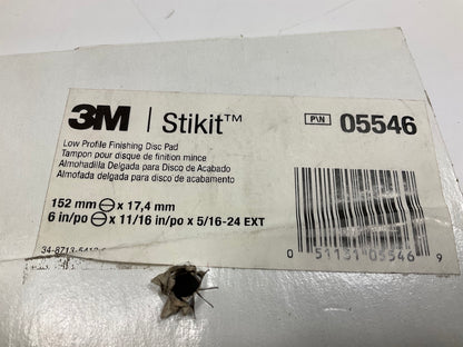 3M 05546 Stikit Low Profile 6'' Finishing Sanding PSA Disc Pad