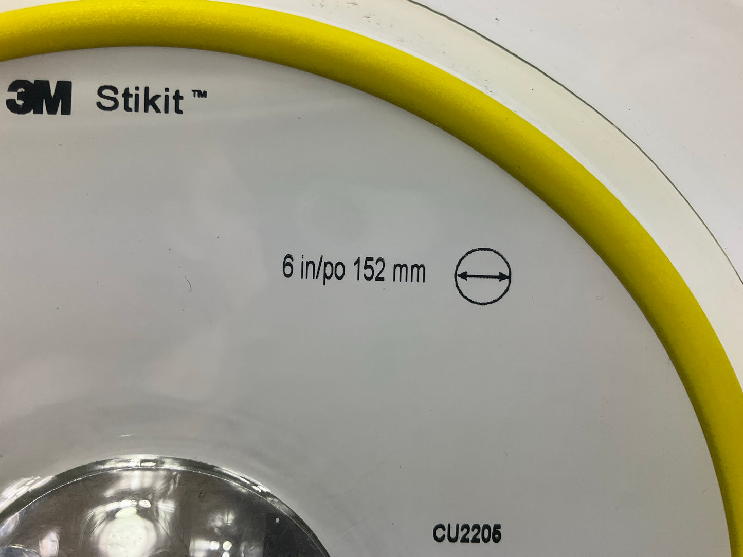 3M 05556 External Stikit Low Profile Backup Disc Pad (6 In.)