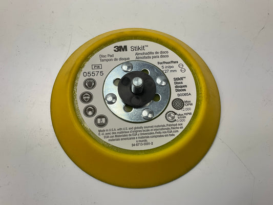 3M 05575 Stikit Disc Backing Pad 5'' X 3/4'' X 5/16'' For Buffing And Sanding
