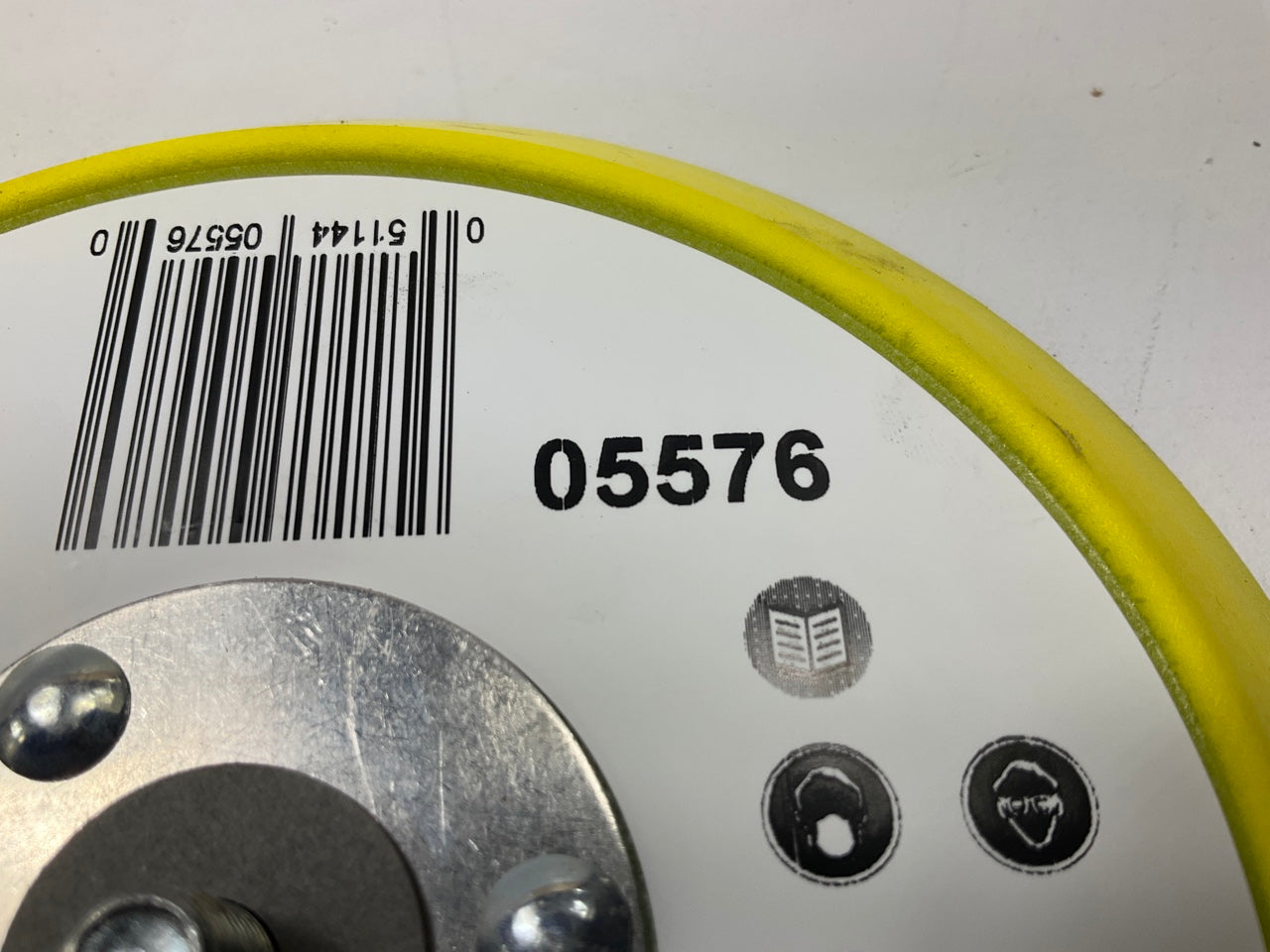 3M 05576 Stikit 6'' Durable Foam Disc Backup Pad W/ Tapered Edge