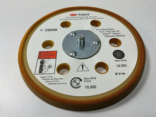 3M 05656 6''  Stikit Low Profile Buffing Disc Pad D/F MAX RPM 10,000