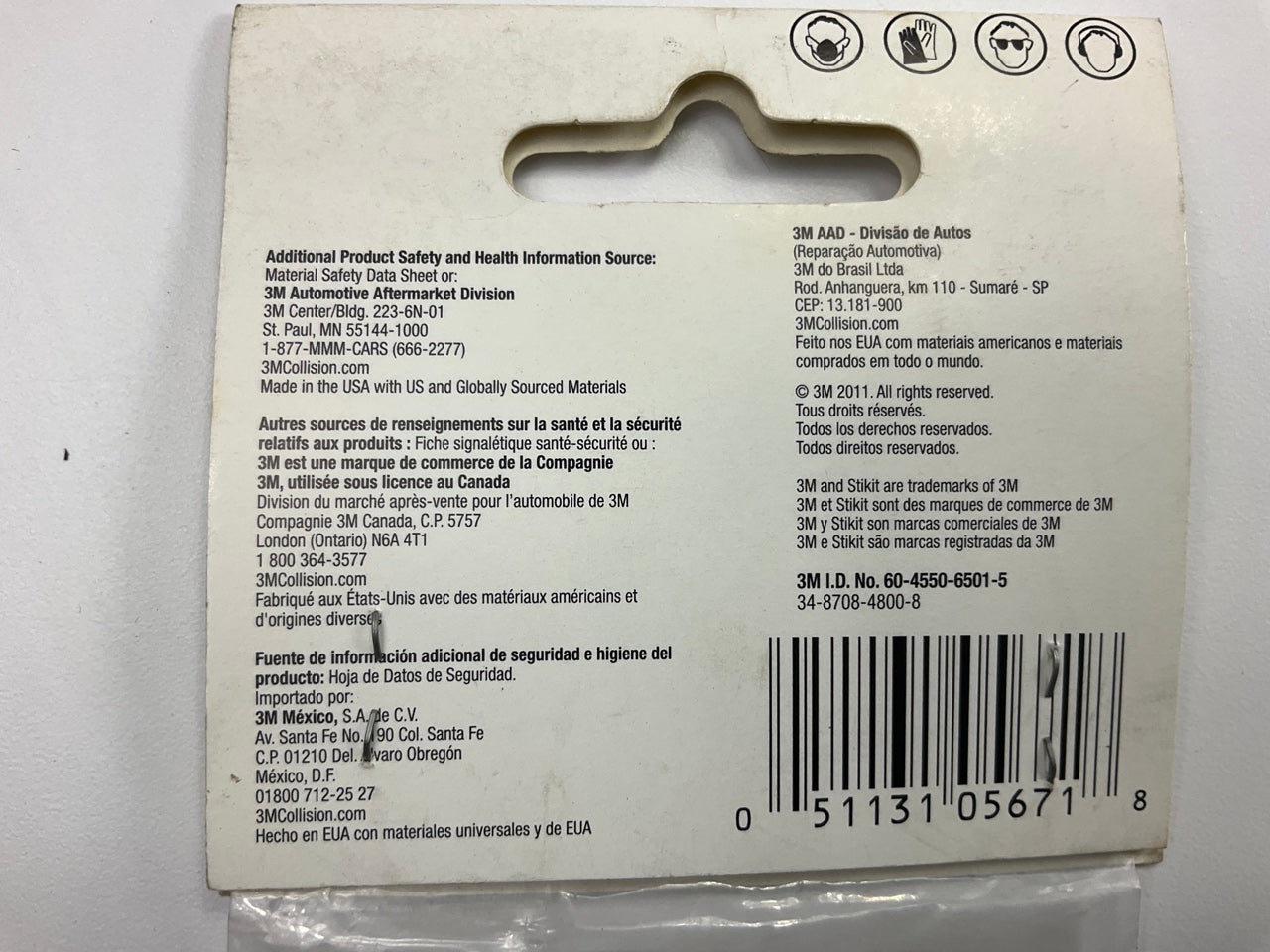 3M 05671 Sanding Stick Kit, Stikit (PSA Adhesive)  3 Pack