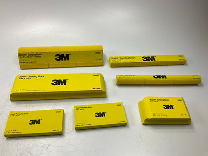 3M 05684 Hookit Sanding Block Kit Blocking Primer Paint Repair Body Filler