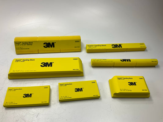 3M 05684 Hookit Sanding Block Kit Blocking Primer Paint Repair Body Filler