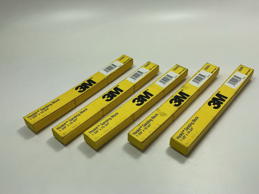(5) 3M 05685 Hookit Sanding Block, 10-3/4'' L X 1-3/8'' W, Hook & Loop Attachment