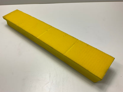 3M 05688 Sanding Block, 16 In L X 2-5/8 In W, Hook And Loop Attachment, Yellow