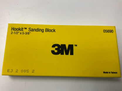 3M 05690 Hookit Sanding Block, 5/8 In X 2-1/2 In X 5-3/8 In