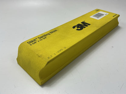 3M 05695 2-5/8'' X 10-3/4'' Yellow Hand Sanding Block, Stikit, 5695