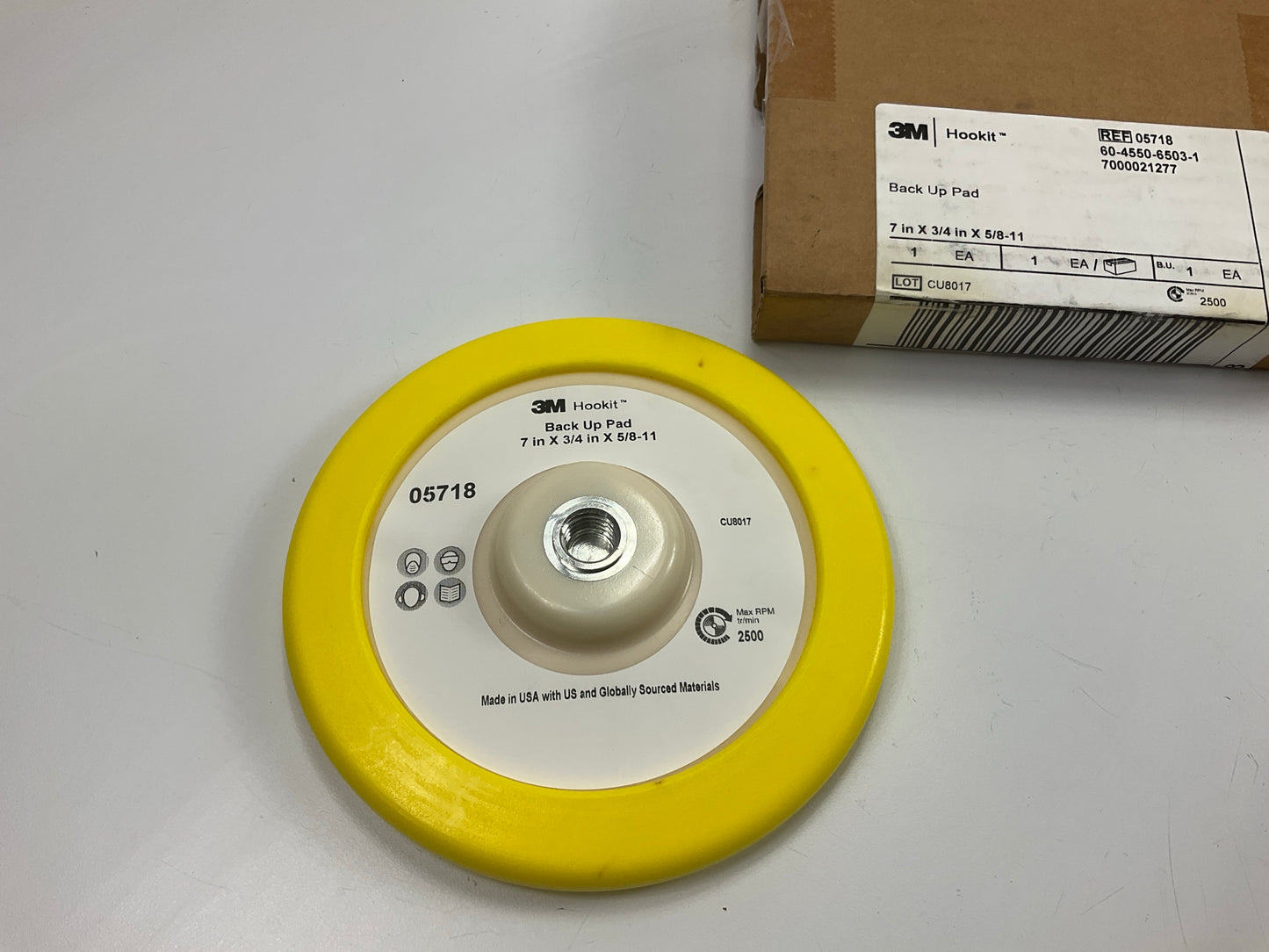 3M 05718 Perfect-It Back-Up Pad, 7 Inch