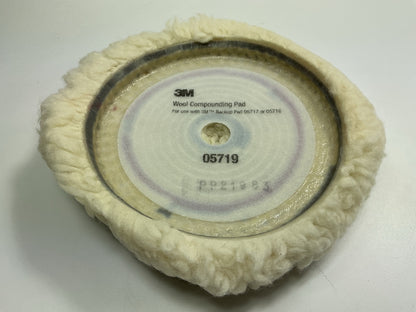 3M 05719 Perfect-It III Single-Side Wool Compounding Pad Detail Car Waxing 5719